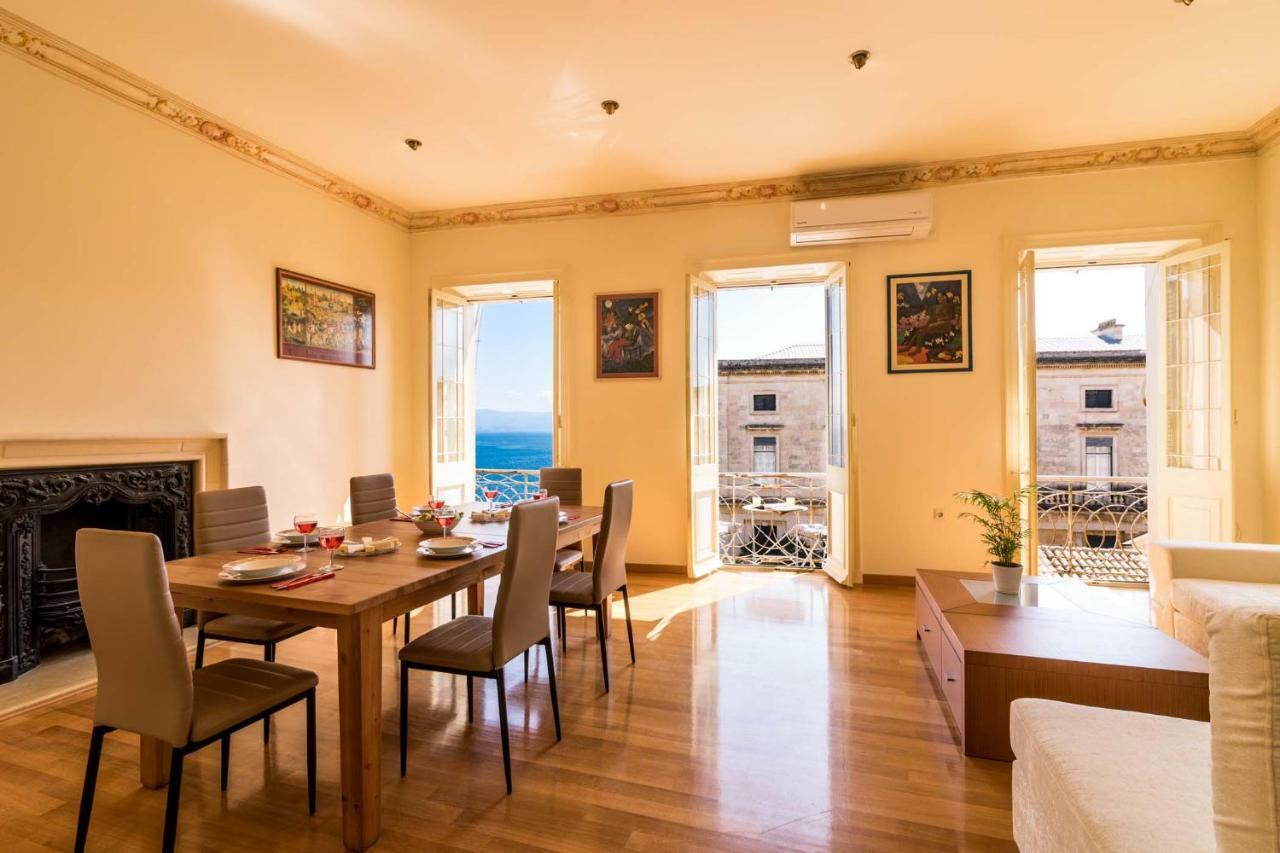 Luxury Seaview Apartment In Corfu Town By Corfuescapes المظهر الخارجي الصورة